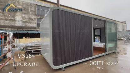 20FT Luxury Prefabricated Container House - Fully Furnished & Move-In Ready | Apple House